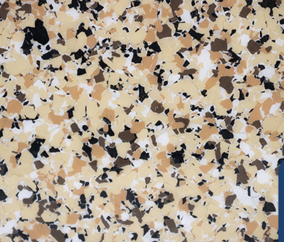 Metallic artistry epoxy