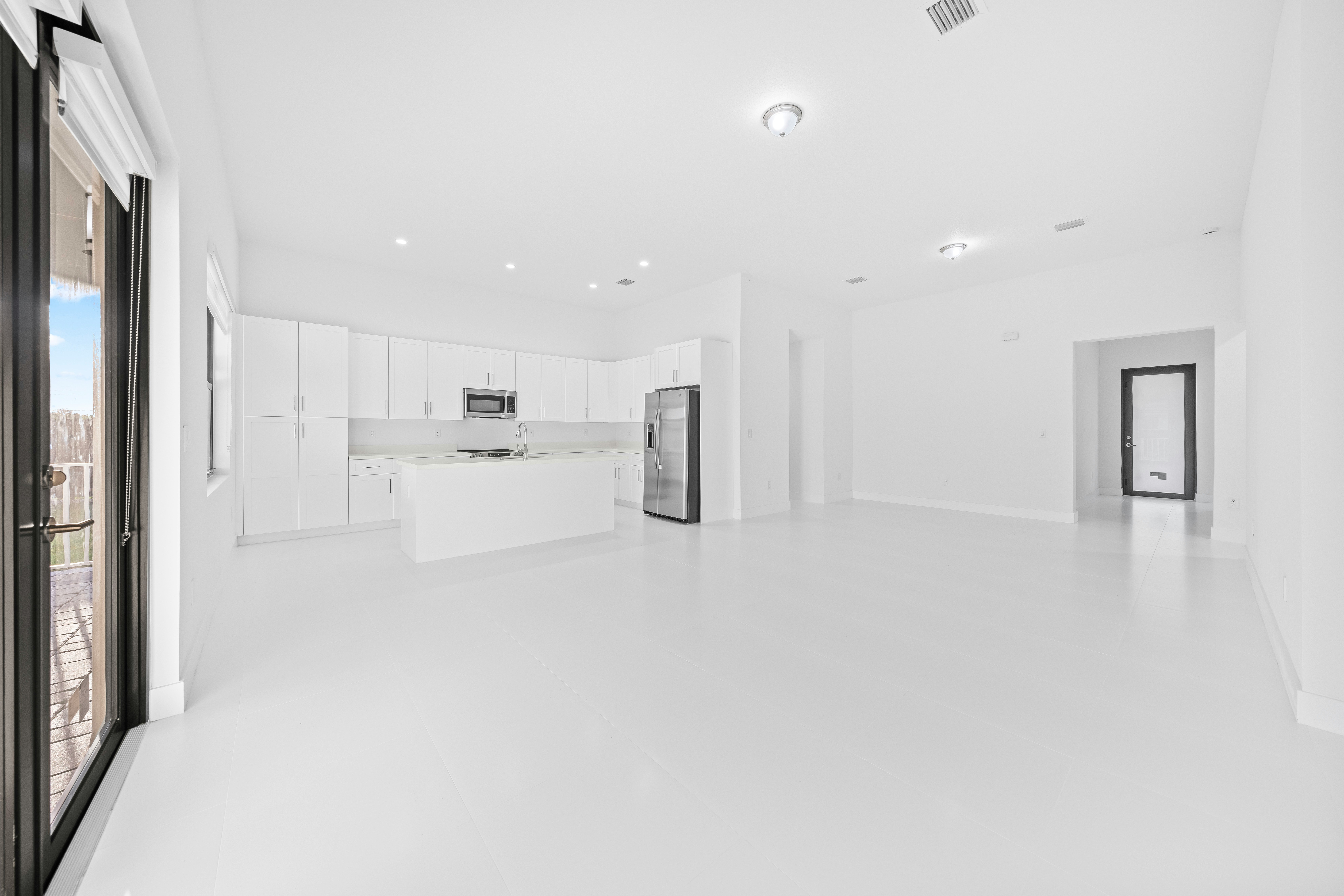 Residential epoxy flooring in a Williamstown home